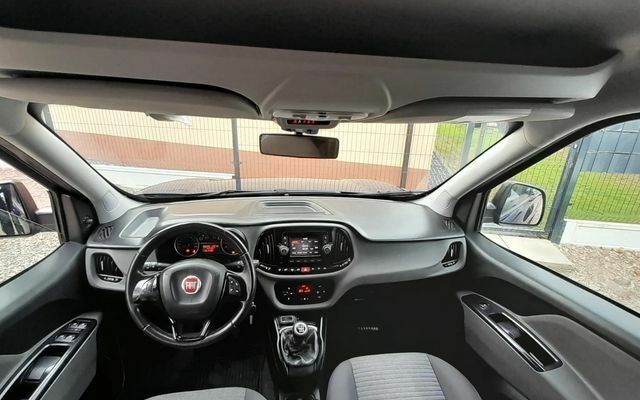 Синий Фиат Добло, объемом двигателя 1.6 л и пробегом 150 тыс. км за 9100 $, фото 6 на Automoto.ua