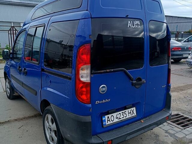 Синий Фиат Добло, объемом двигателя 1.2 л и пробегом 324 тыс. км за 3500 $, фото 8 на Automoto.ua