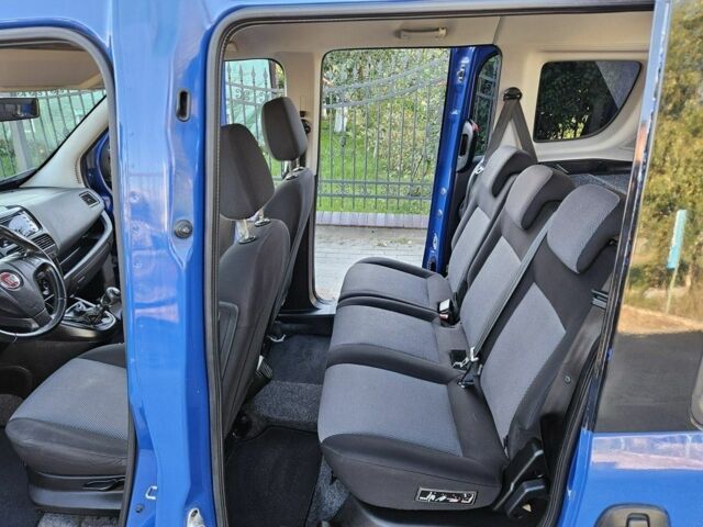 Синий Фиат Добло, объемом двигателя 1.4 л и пробегом 145 тыс. км за 7100 $, фото 7 на Automoto.ua