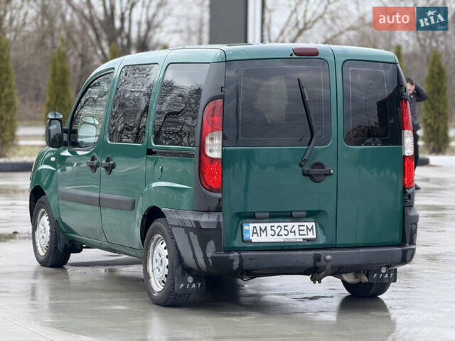 Зеленый Фиат Добло, объемом двигателя 1.91 л и пробегом 220 тыс. км за 4200 $, фото 6 на Automoto.ua