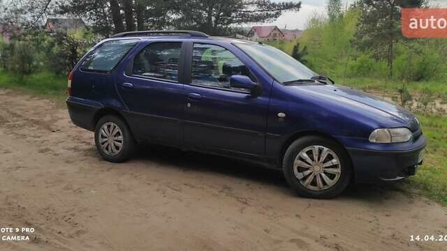 Синий Фиат Палио, объемом двигателя 1.2 л и пробегом 235 тыс. км за 2150 $, фото 2 на Automoto.ua