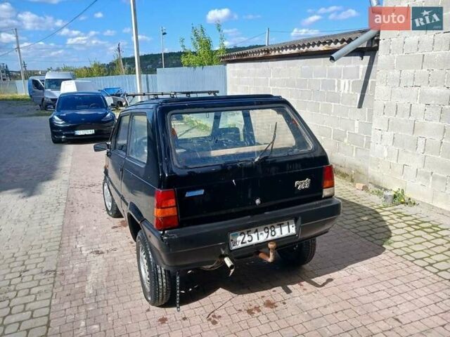 Черный Фиат Панда, объемом двигателя 1 л и пробегом 1000 тыс. км за 1200 $, фото 1 на Automoto.ua