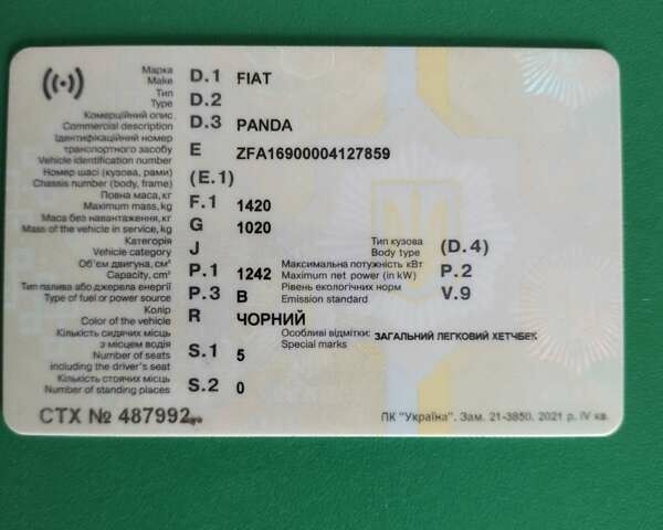 Черный Фиат Панда, объемом двигателя 1.24 л и пробегом 82 тыс. км за 5100 $, фото 10 на Automoto.ua