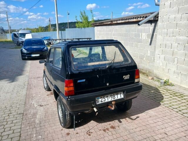 Черный Фиат Панда, объемом двигателя 1 л и пробегом 1000 тыс. км за 1200 $, фото 2 на Automoto.ua