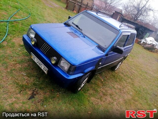 Синий Фиат Панда, объемом двигателя 10 л и пробегом 150 тыс. км за 690 $, фото 1 на Automoto.ua