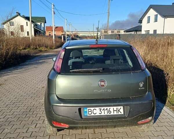 Зеленый Фиат Пунто Эво, объемом двигателя 1.37 л и пробегом 217 тыс. км за 5150 $, фото 3 на Automoto.ua