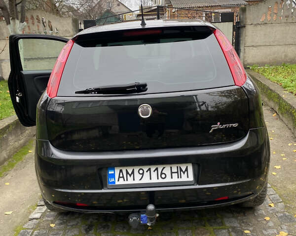 Черный Фиат Пунто, объемом двигателя 1.37 л и пробегом 270 тыс. км за 3700 $, фото 5 на Automoto.ua