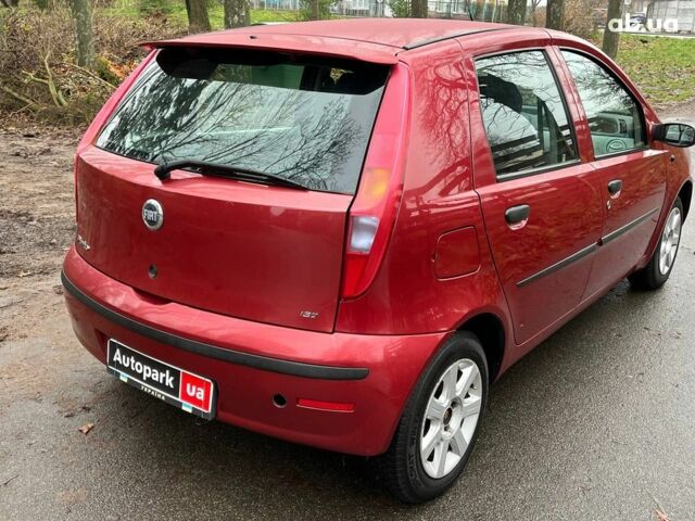 Красный Фиат Пунто, объемом двигателя 1.3 л и пробегом 234 тыс. км за 3990 $, фото 6 на Automoto.ua