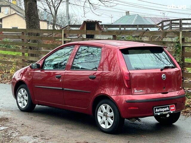 Красный Фиат Пунто, объемом двигателя 1.3 л и пробегом 234 тыс. км за 3990 $, фото 17 на Automoto.ua