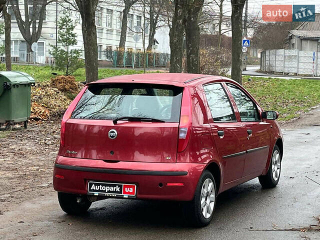 Красный Фиат Пунто, объемом двигателя 1.3 л и пробегом 234 тыс. км за 3990 $, фото 13 на Automoto.ua