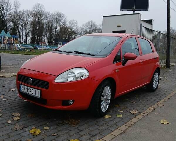 Красный Фиат Пунто, объемом двигателя 1.4 л и пробегом 247 тыс. км за 2450 $, фото 1 на Automoto.ua