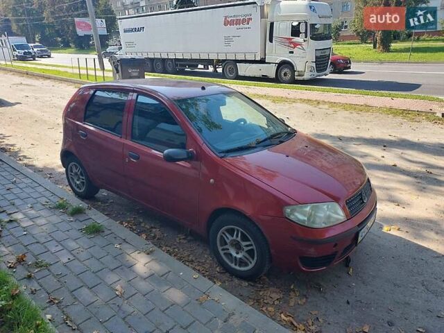 Красный Фиат Пунто, объемом двигателя 1.24 л и пробегом 280 тыс. км за 2499 $, фото 1 на Automoto.ua