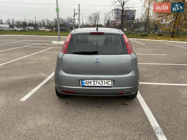 Серый Фиат Пунто, объемом двигателя 1.24 л и пробегом 185 тыс. км за 4000 $, фото 7 на Automoto.ua