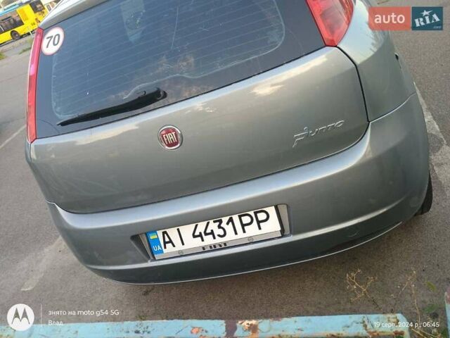 Серый Фиат Пунто, объемом двигателя 1.4 л и пробегом 163 тыс. км за 4500 $, фото 5 на Automoto.ua