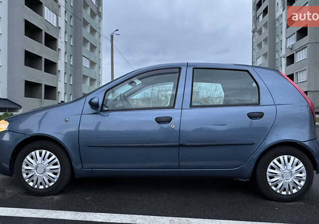 Синий Фиат Пунто, объемом двигателя 1.24 л и пробегом 168 тыс. км за 3500 $, фото 8 на Automoto.ua
