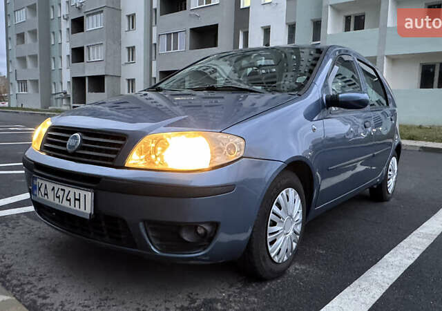 Синий Фиат Пунто, объемом двигателя 1.24 л и пробегом 168 тыс. км за 3500 $, фото 9 на Automoto.ua