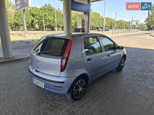 Синий Фиат Пунто, объемом двигателя 1.24 л и пробегом 126 тыс. км за 4500 $, фото 6 на Automoto.ua