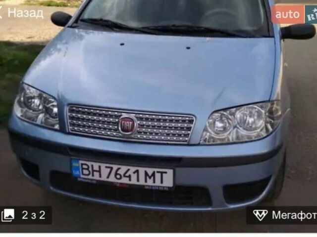Синий Фиат Пунто, объемом двигателя 1.24 л и пробегом 130 тыс. км за 4300 $, фото 6 на Automoto.ua