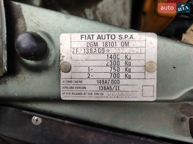 Зеленый Фиат Ритмо, объемом двигателя 1.3 л и пробегом 290 тыс. км за 1600 $, фото 16 на Automoto.ua
