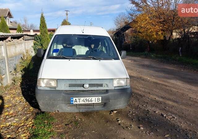 Фиат Скудо 2001 в Ивано-Франковске на Automoto.ua Белый Фиат Скудо, объемом двигателя 1.9 л и пробегом 300 тыс. км за 2000 $, фото 1 на Automoto.ua