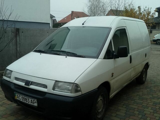 Белый Фиат Скудо, объемом двигателя 1.9 л и пробегом 450 тыс. км за 2000 $, фото 3 на Automoto.ua