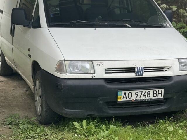 Белый Фиат Скудо, объемом двигателя 1.9 л и пробегом 220 тыс. км за 1999 $, фото 1 на Automoto.ua