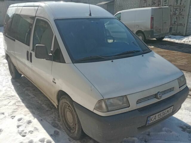 Белый Фиат Скудо, объемом двигателя 2 л и пробегом 554 тыс. км за 3350 $, фото 1 на Automoto.ua