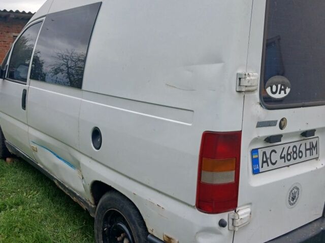 Белый Фиат Скудо, объемом двигателя 1.9 л и пробегом 3 тыс. км за 1750 $, фото 5 на Automoto.ua