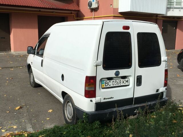 Белый Фиат Скудо, объемом двигателя 1.9 л и пробегом 318 тыс. км за 2000 $, фото 1 на Automoto.ua