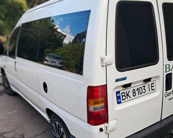 Белый Фиат Скудо, объемом двигателя 1.87 л и пробегом 340 тыс. км за 4600 $, фото 1 на Automoto.ua