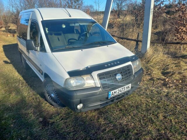 Фиат Скудо 2005 в Житомире на Automoto.ua Белый Фиат Скудо, объемом двигателя 2 л и пробегом 373 тыс. км за 4300 $, фото 1 на Automoto.ua