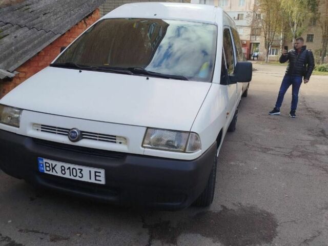 Белый Фиат Скудо, объемом двигателя 1.9 л и пробегом 320 тыс. км за 4100 $, фото 2 на Automoto.ua