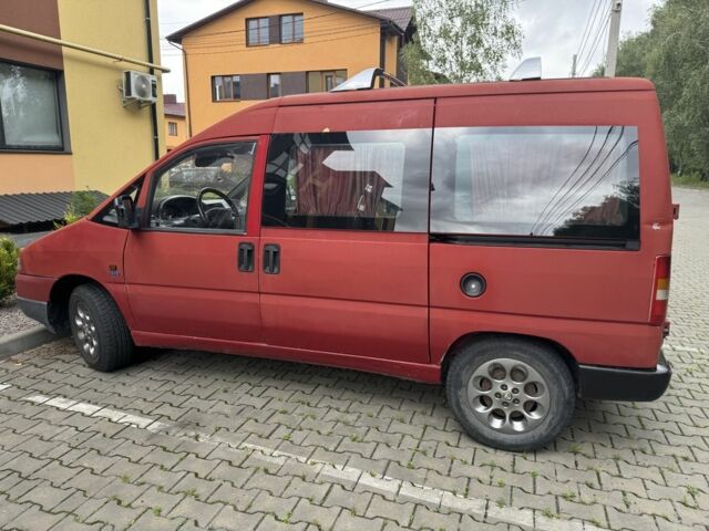 Красный Фиат Скудо, объемом двигателя 1.9 л и пробегом 290 тыс. км за 2400 $, фото 1 на Automoto.ua