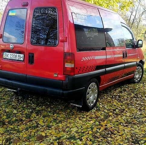 Красный Фиат Скудо, объемом двигателя 2 л и пробегом 300 тыс. км за 5500 $, фото 2 на Automoto.ua