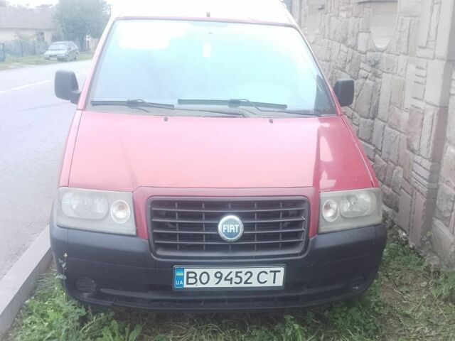 Красный Фиат Скудо, объемом двигателя 2 л и пробегом 316 тыс. км за 4200 $, фото 3 на Automoto.ua