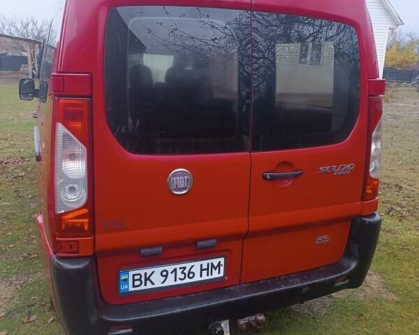 Красный Фиат Скудо, объемом двигателя 2 л и пробегом 181 тыс. км за 6200 $, фото 2 на Automoto.ua