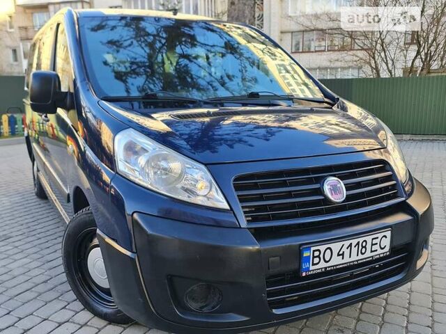 Синий Фиат Скудо пасс., объемом двигателя 2 л и пробегом 246 тыс. км за 7700 $, фото 1 на Automoto.ua