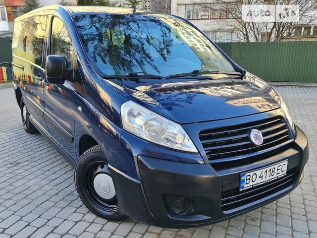 Синий Фиат Скудо пасс., объемом двигателя 2 л и пробегом 246 тыс. км за 7700 $, фото 2 на Automoto.ua