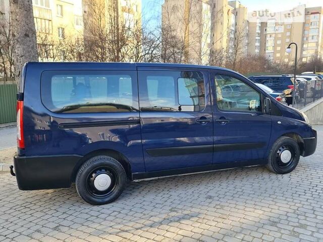 Синий Фиат Скудо пасс., объемом двигателя 2 л и пробегом 246 тыс. км за 7700 $, фото 5 на Automoto.ua