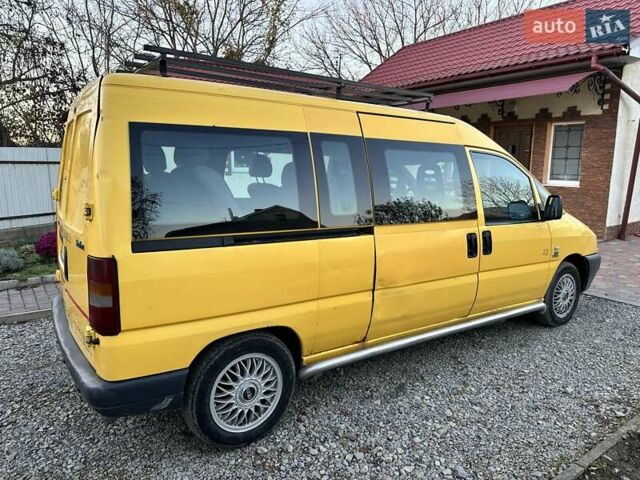 Желтый Фиат Скудо, объемом двигателя 1.9 л и пробегом 321 тыс. км за 2400 $, фото 2 на Automoto.ua