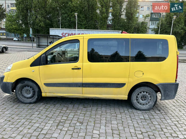 Желтый Фиат Скудо, объемом двигателя 2 л и пробегом 235 тыс. км за 5900 $, фото 7 на Automoto.ua