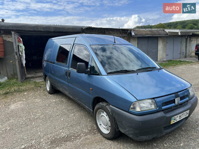 Синий Фиат Скудо, объемом двигателя 1.9 л и пробегом 432 тыс. км за 1999 $, фото 2 на Automoto.ua