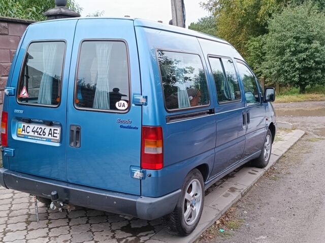 Синий Фиат Скудо, объемом двигателя 1.9 л и пробегом 361 тыс. км за 4200 $, фото 1 на Automoto.ua
