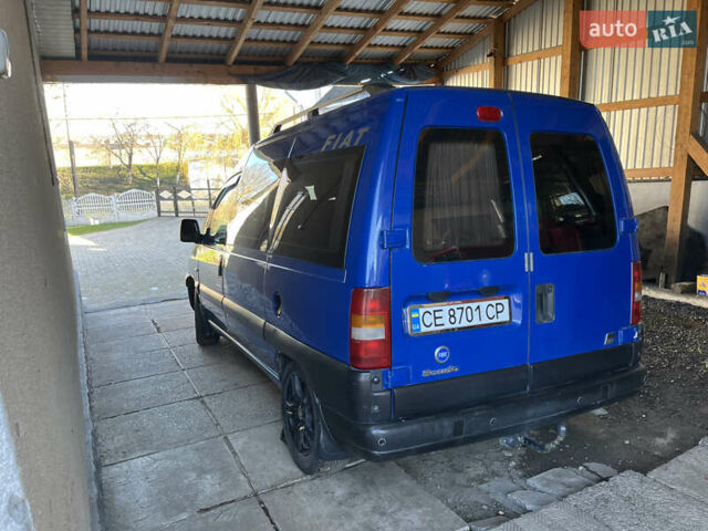 Синий Фиат Скудо, объемом двигателя 2 л и пробегом 333 тыс. км за 5800 $, фото 2 на Automoto.ua