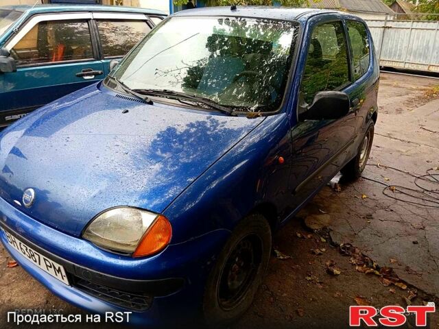 Синий Фиат Сейченто, объемом двигателя 0.9 л и пробегом 134 тыс. км за 1500 $, фото 1 на Automoto.ua