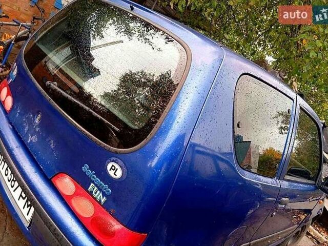 Синий Фиат Сейченто, объемом двигателя 0.9 л и пробегом 134 тыс. км за 1500 $, фото 3 на Automoto.ua