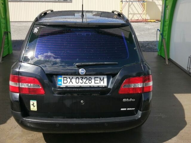 Черный Фиат Стило, объемом двигателя 1.6 л и пробегом 180 тыс. км за 4500 $, фото 2 на Automoto.ua