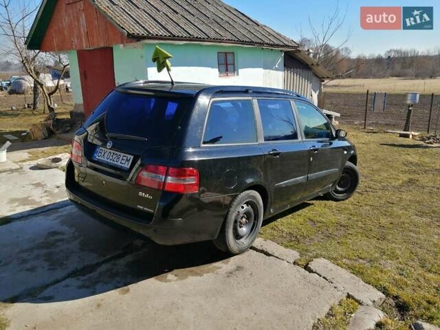 Чорний Фіат Стіло, об'ємом двигуна 1.6 л та пробігом 162 тис. км за 4300 $, фото 7 на Automoto.ua