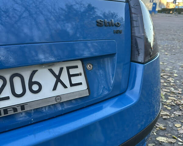 Синий Фиат Стило, объемом двигателя 1.6 л и пробегом 246 тыс. км за 2800 $, фото 27 на Automoto.ua