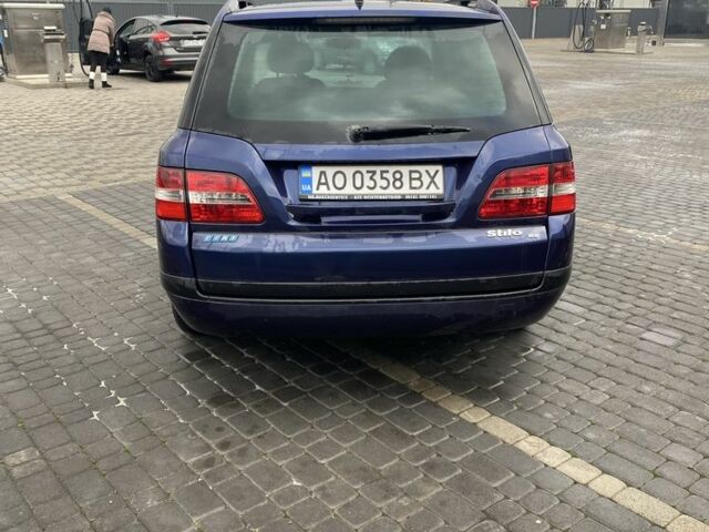 Синий Фиат Стило, объемом двигателя 1.6 л и пробегом 230 тыс. км за 3000 $, фото 3 на Automoto.ua